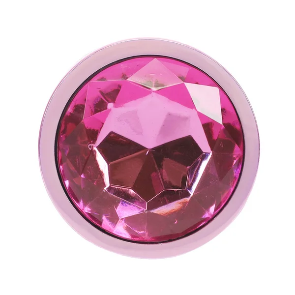 OUCH! Paris Collection - Metal Anal Plug Set - Pink - Metallic Pink Butt Plugs with Gem Bases - Set of 3 Sizes — image 5 of 7