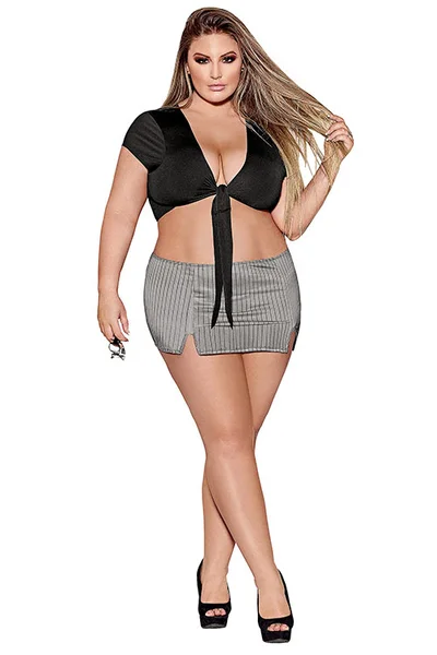 Magic Silk Very Private Secretary Two Piece Costume Set — image 4 of 4