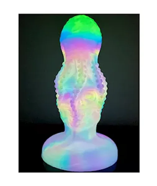 Octopus Skull Glow In The Dark Fantasy Dildo — image 4 of 10