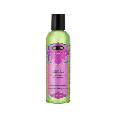 kama sutra naturals island passion berry massage oil 59ml 2oz