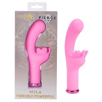 maia myla pink pink 159 cm usb rechargeable butterfly vibrator