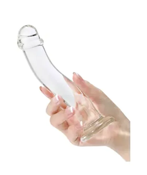 Lucent Curved Glass Dildo — image 4 of 5
