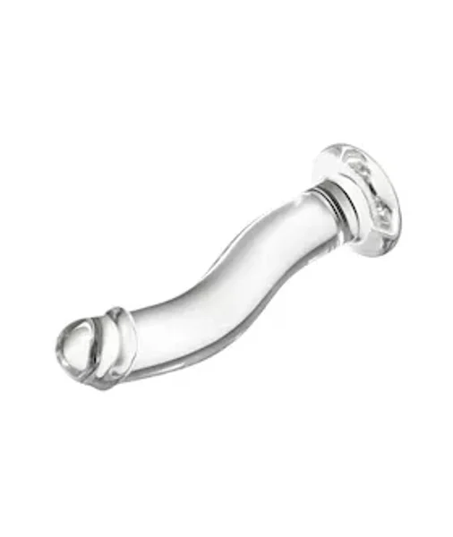 Lucent Curved Glass Dildo — image 3 of 5