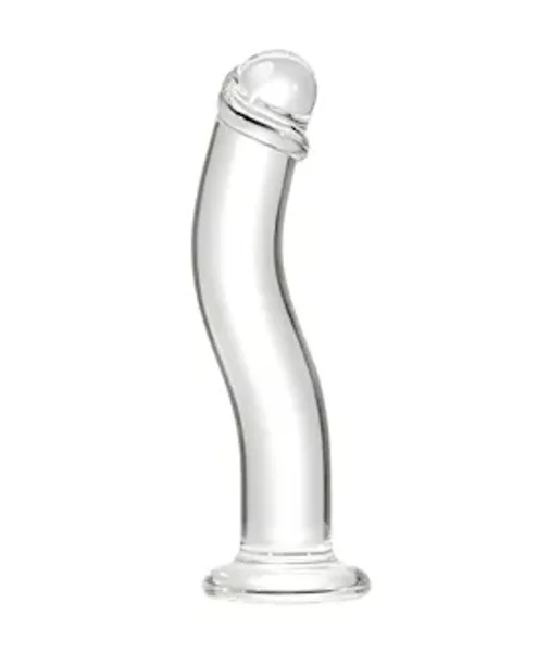 Lucent Curved Glass Dildo — image 2 of 5