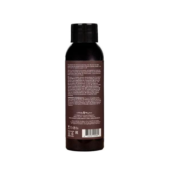Hemp Seed Massage & Body Oil - Unscented - 59 ml Bottle — image 2 of 2