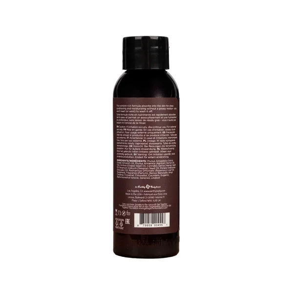 Hemp Seed Massage & Body Oil - Nag Champa (East Indian Incense) Scented - 59 ml Bottle — image 2 of 2