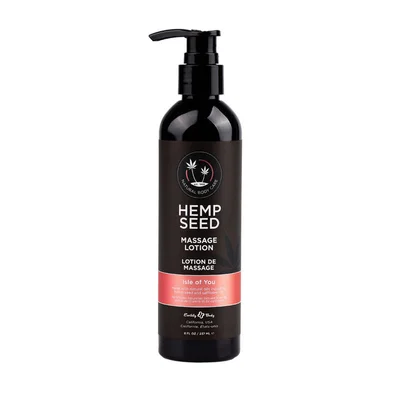 hemp seed massage lotion isle of you coconut water citrus vanilla scented 237 ml bottle