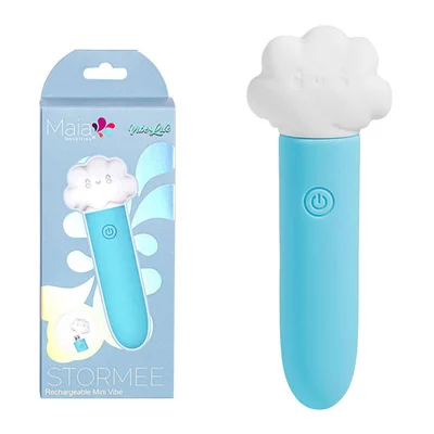 maia stormee blue 111 cm usb rechargeable bullet