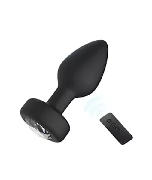 Dizzy Diamond Remote Controlled Vibrating Butt Plug — image 2 of 2