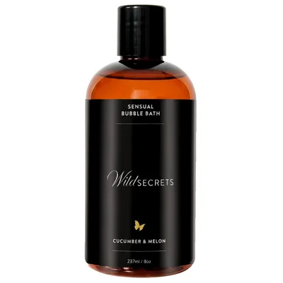 wild secrets cucumber melon scented sensual bubble bath 237ml 8oz