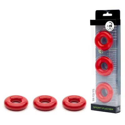 sport fucker rubber cockring red cock ring