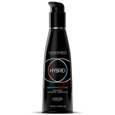 wicked hybrid water based silicone lubricant 120ml