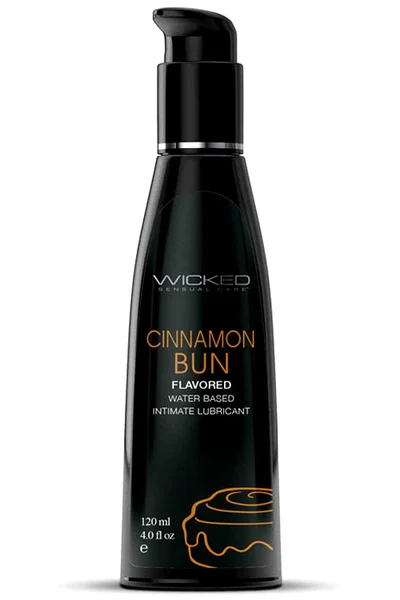 Wicked Aqua Cinnamon Bun Flavoured Water Based Lubricant (120ml) — image 5 of 8