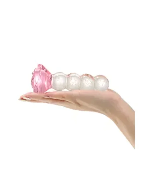 Lucent Glow In The Dark Beaded Rose Glass Massager — image 14 of 14