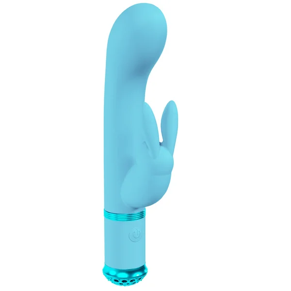 LOVELINE Belle - Blue - Blue 15.6 cm USB Rechargeable Rabbit VIbrator — image 2 of 4