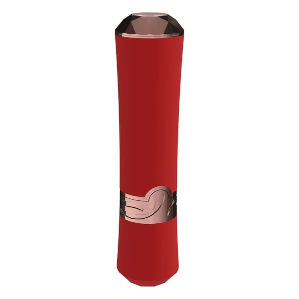 LOVELINE Dahlia - Red - Red 12.5 cm USB Rechargeable Lipstick Vibrator — image 3 of 5