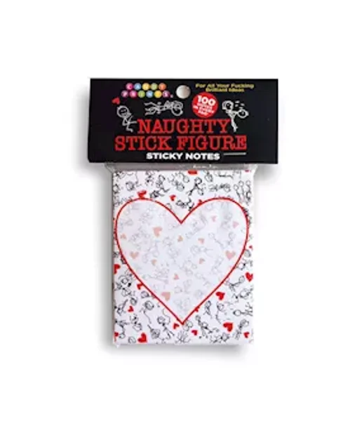 Naughty Stick Figure Sticky Notes - Novelty Sticky Notes - 100 Pack — image 3 of 3