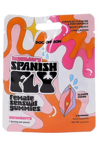 Doc Johnson Spanish Fly Strawberry Flavoured Female Enhancement Gummies — image 3 of 3