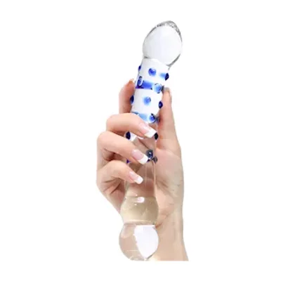 lucent spotted glass wand