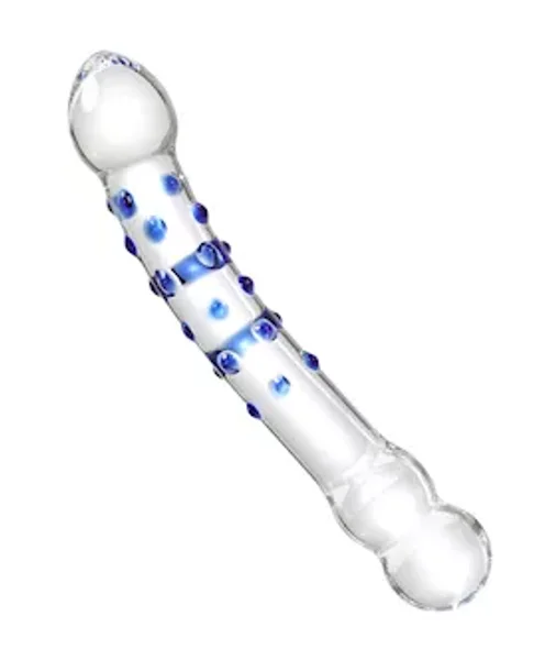 Lucent Spotted Glass Wand — image 2 of 10