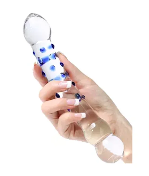 Lucent Spotted Glass Wand — image 4 of 10