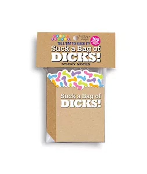 Suck A Bag Of Dicks! Sticky Notes - Novelty Sticky Notes - 100 Pack — image 2 of 2
