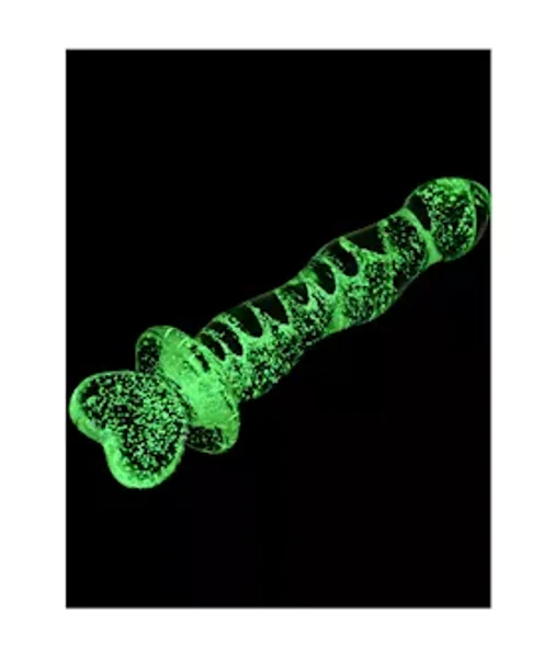 Lucent Glow In The Dark Heartfelt Glass Massager — image 3 of 5