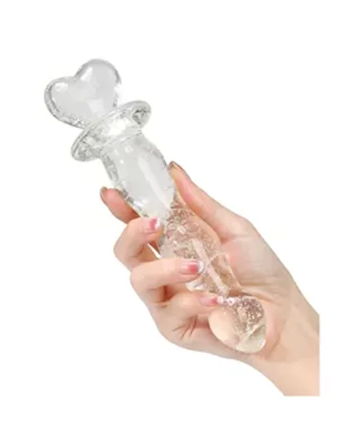 Lucent Glow In The Dark Heartfelt Glass Massager — image 5 of 5