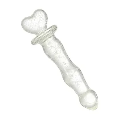 lucent glow in the dark heartfelt glass massager
