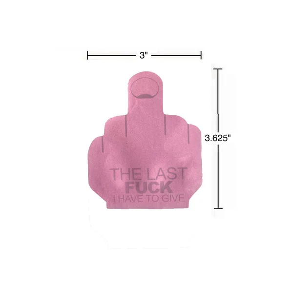 Last Fuck I Have To Give Sticky Notes - Multi Coloured Novelty Sticky Notes - 100 Pack — image 2 of 2
