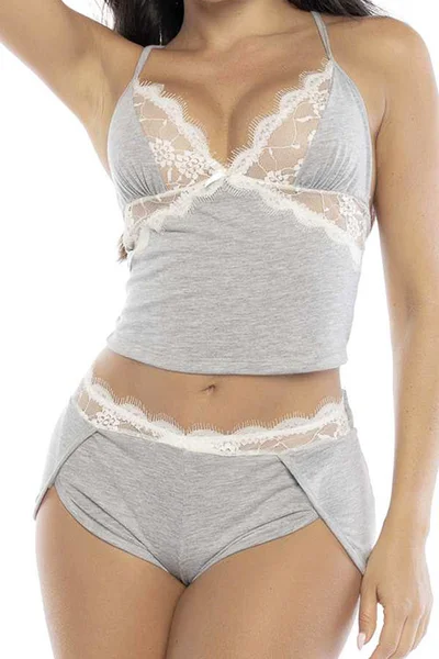 Mapale by Espiral Heather 2 Piece Pajama Set — image 5 of 5