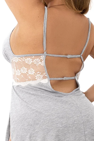 Mapale by Espiral Heathered Grey Soft Chemise — image 12 of 18