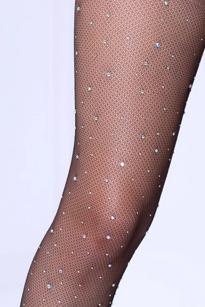 Seven Til Midnight Crystal Rhinestone Fishnet Stockings — image 2 of 4