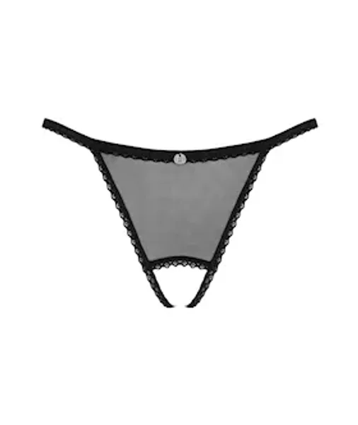 Obsessive Celia Noir Crotchless Thong — image 3 of 10