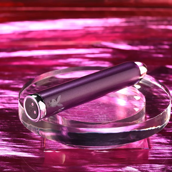 Playboy Pleasure AMETHYST - Purple 12.4 cm USB Rechargeable Glass Tipped Mini Vibrator — image 4 of 9