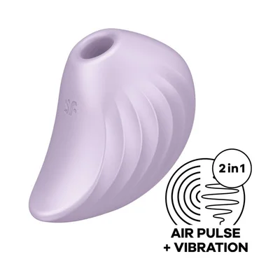 satisfyer pearl diver violet violet usb rechargeable air pulsation stimulator