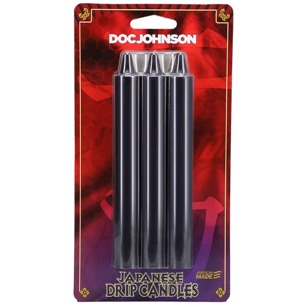 Japanese Drip Candles - Black - Black 3-Pack — image 3 of 3
