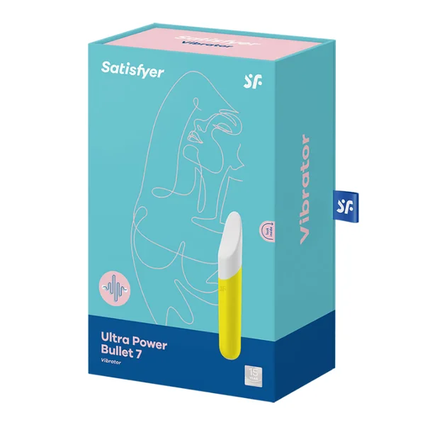 Satisfyer Ultra Power Bullet 7 Powerful Vibrator Stimulation Stimulator - Yellow — image 4 of 4