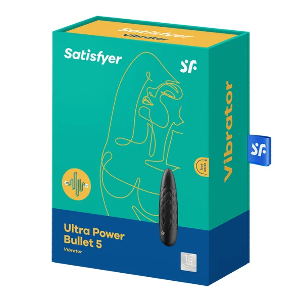 Satisfyer Ultra Power Bullet 5 Powerful Vibrator - Black — image 4 of 4