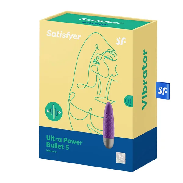 Satisfyer Ultra Power Bullet 5 - Purple USB Rechargeable Bullet — image 2 of 8