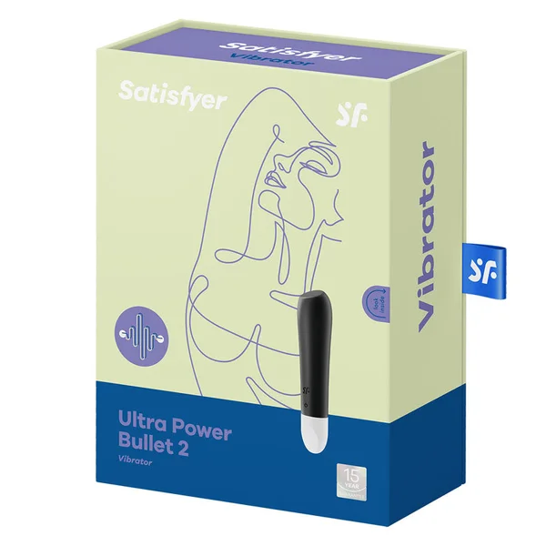 Satisfyer Ultra Power Bullet 2 - Black USB Rechargeable Bullet — image 2 of 8