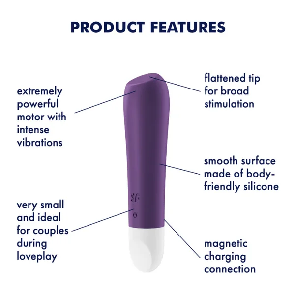 Satisfyer Ultra Power Bullet 2 Powerful Vibrator - Violet — image 2 of 4