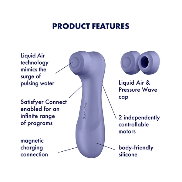 Satisfyer Pro 2 Generation 3 with App Control Powerful Vibrator - Lilac — image 2 of 4
