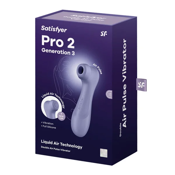 Satisfyer Pro 2 Generation 3 - Lilac - Lilac Touch-Free USB-Rechargeable Clitoral Stimulator — image 7 of 7