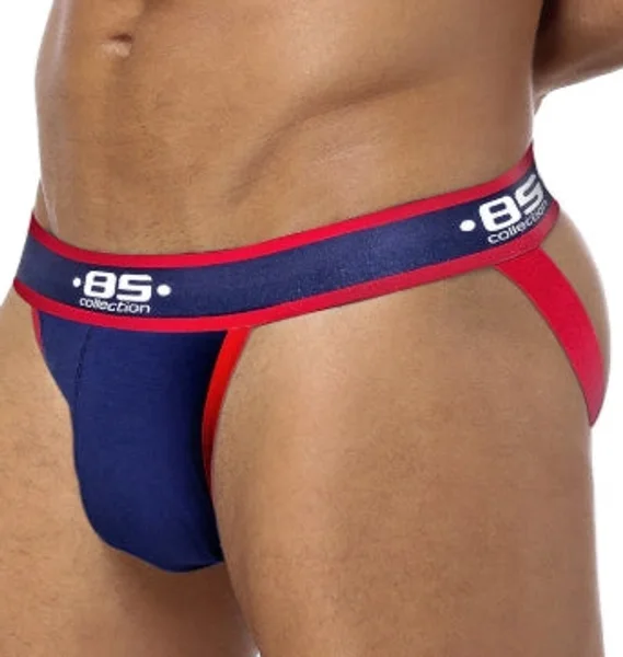Club Jox 85 Collection Solid Pouch Blue Jockstrap — image 2 of 2