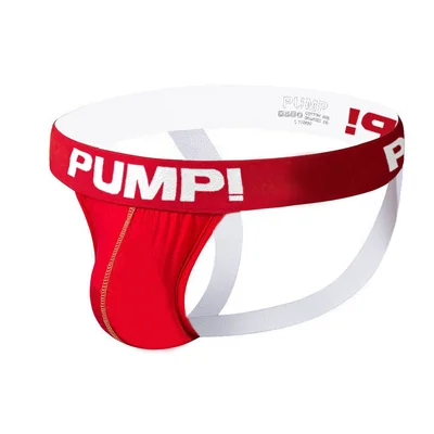 club jox pump pu5106 red med jockstrap