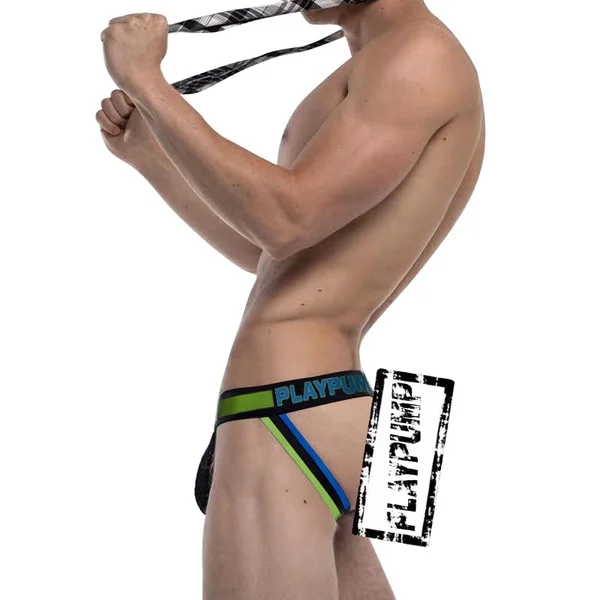 CLUB JOX PLAYPUMP PP9115 GREEN L JOCKSTRAP — image 6 of 7