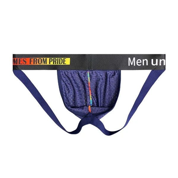 CLUB JOX PUMP PRIDE MP294 BLUE JOCKSTRAP — image 3 of 10