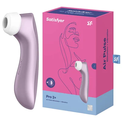 satisfyer pro 2 purple purple touch free usb rechargeable clitoral stimulator with vibration