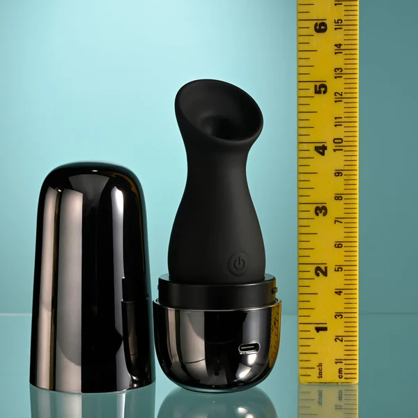Playboy Pleasure THE JET SET - SUCKER - Black 10.3 cm Sucking Stimulator with Rechargeable Charging Case — image 8 of 9
